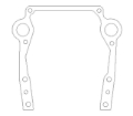 Picture of Cometic Oldsmobile Gen-2 Rocket V8 .020in Fiber Timing Cover Gasket