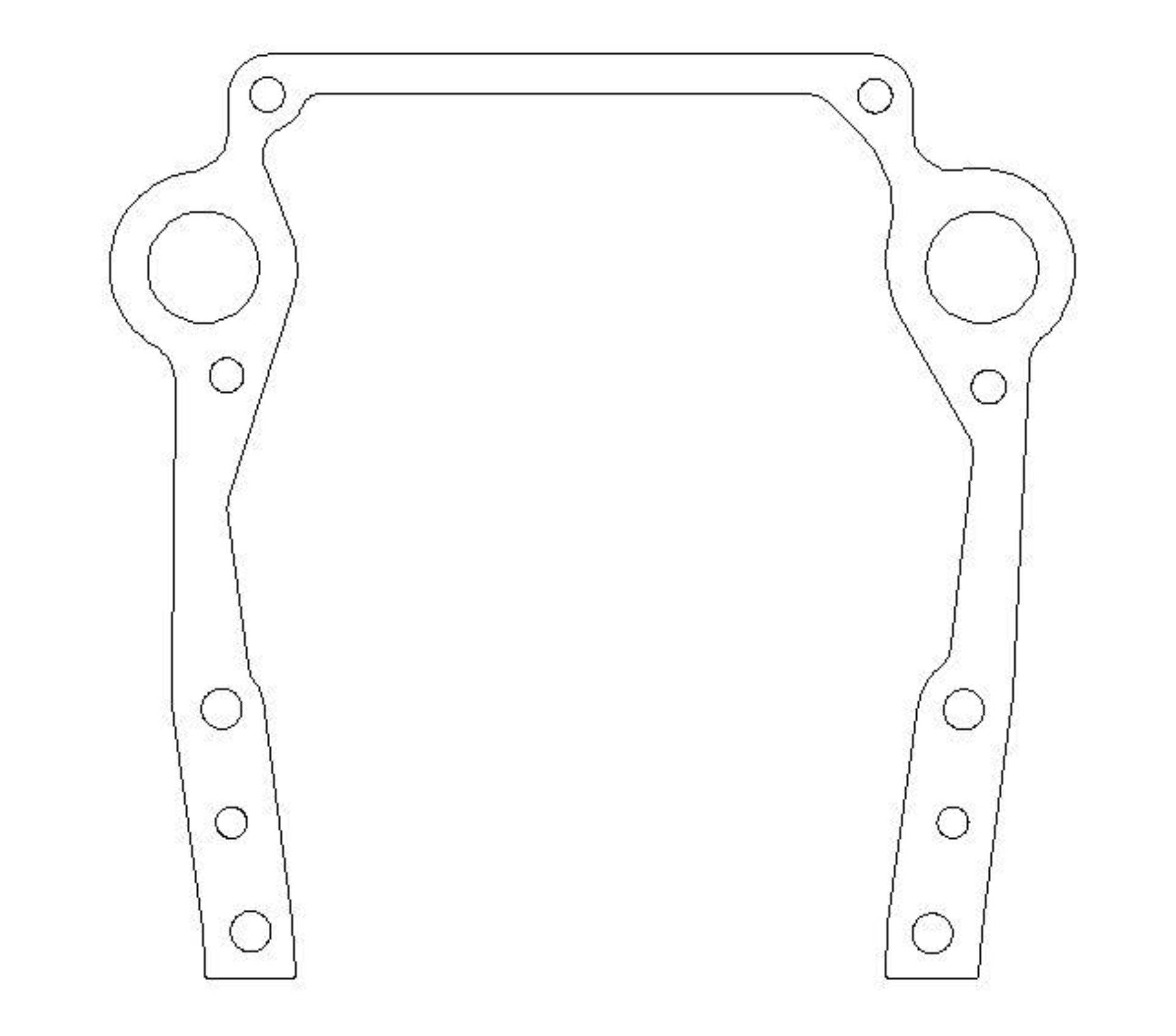 Picture of Cometic Oldsmobile Gen-2 Rocket V8 .020in Fiber Timing Cover Gasket