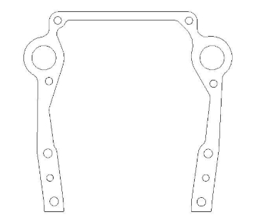 Picture of Cometic Oldsmobile Gen-2 Rocket V8 .020in Fiber Timing Cover Gasket