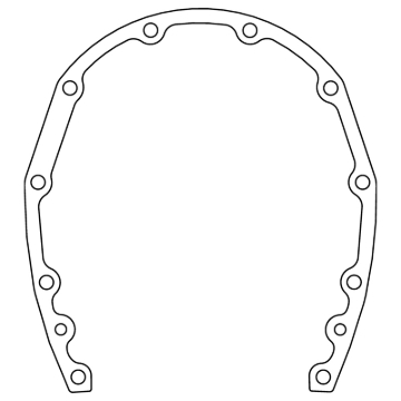 Picture of Cometic Chevy Gen-1 Small Block V8 Timing Cover Gasket .031in Fiber - 10 Pack