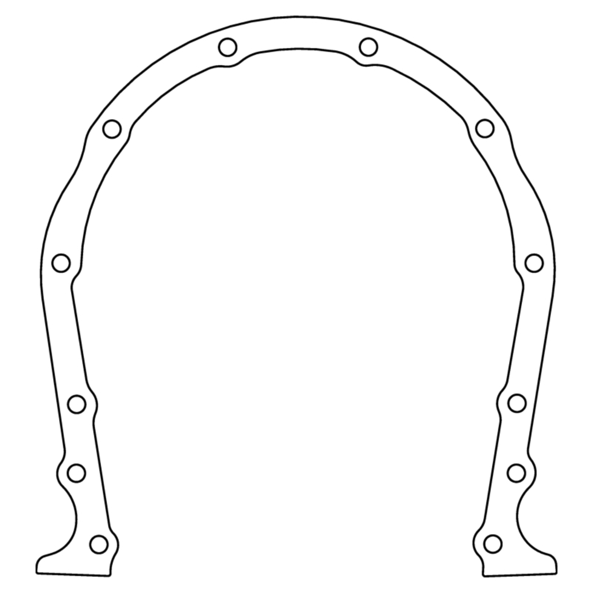 Picture of Cometic Chevy Gen-4/5 Big Block V8 Timing Cover Gasket .031in Fiber - 10 Pack