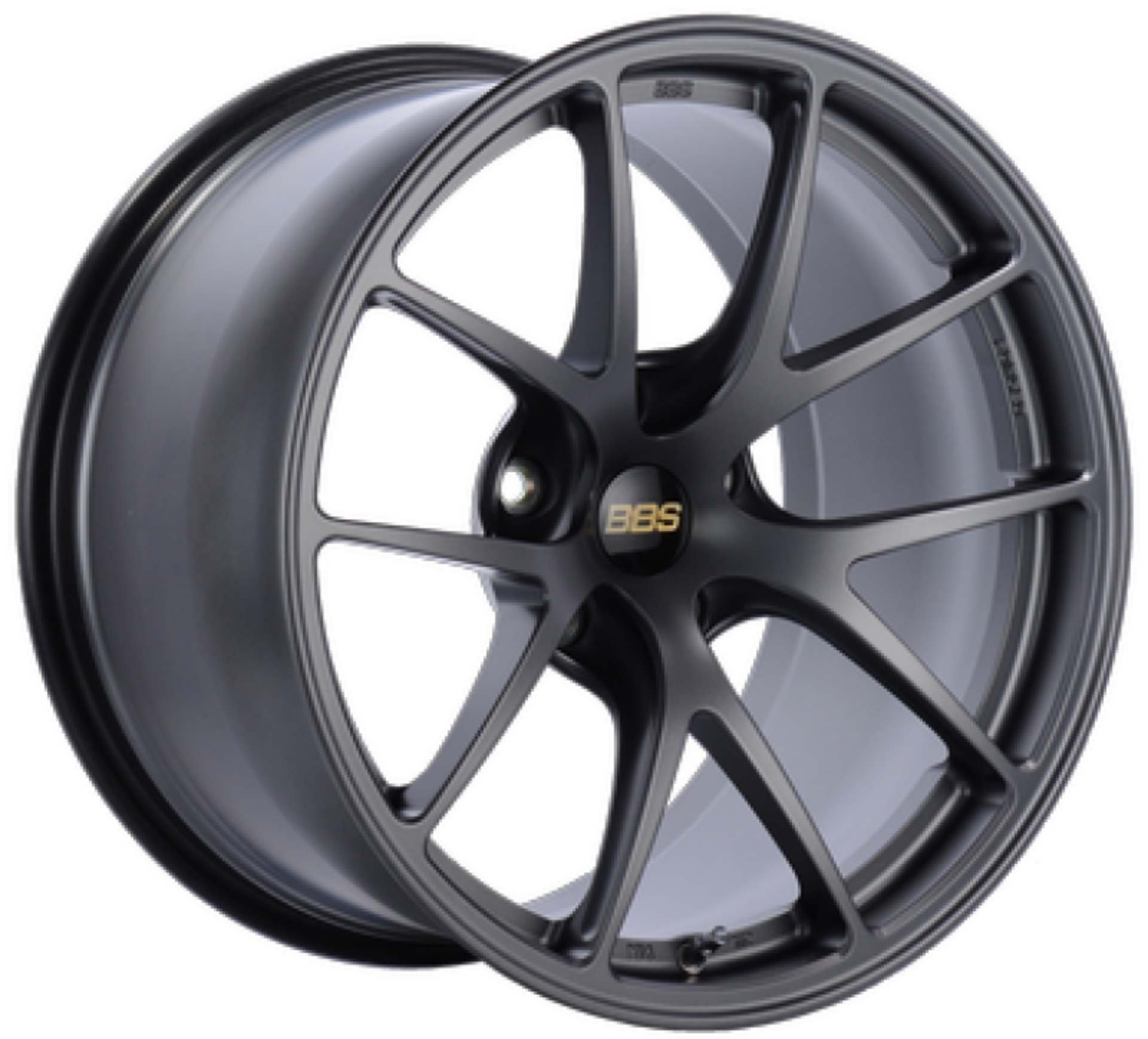 Picture of BBS RI-A 19x12 5x130 ET45 CB71.6 Matte Graphite Wheel -82mm PFS/Clip Required