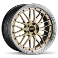 Picture of BBS LM 20x9 5x130 ET42 CB71.6 Gold Wheel w/ Diamond Cut Machined Lip