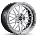 Picture of BBS LM 21x12 5x130 ET64 CB71.6 Diamond Silver Wheel w/ Diamond Cut Machined Lip