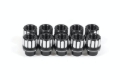 Picture of BMR Lug Nut Kit 14mm x 1.50 RH Conical 12-pt Aluminum (Set of 10) - Black Anodized