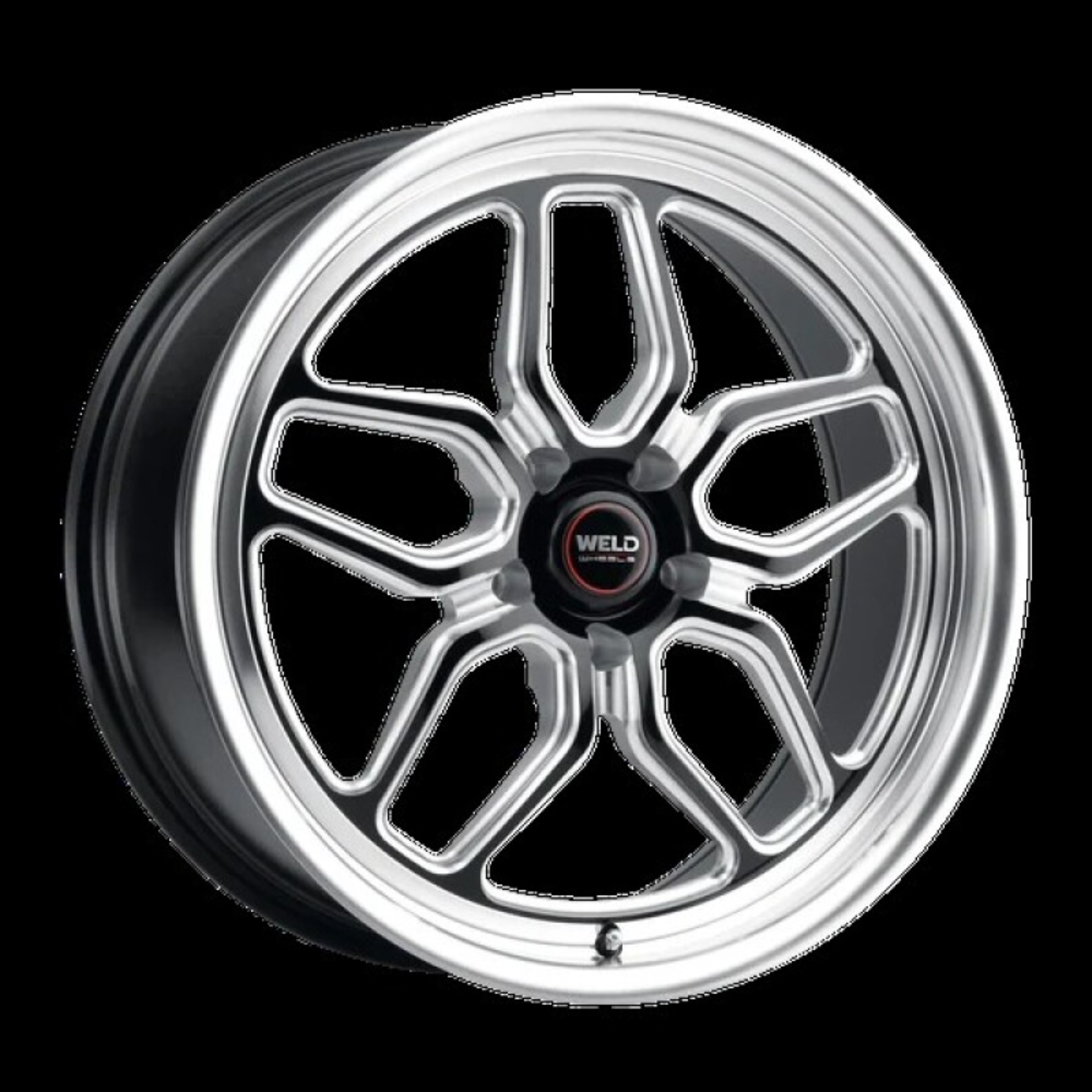 Picture of Weld Racing 18x5 Laguna Drag 5x115 ET-33 BS1.7 Gloss BLK MIL DIA 78.1