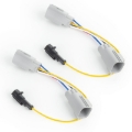 Picture of Oracle Euro/UAE Jeep JK Tail Light Amber Turn Signal Lighting Adapter Harness - Pair