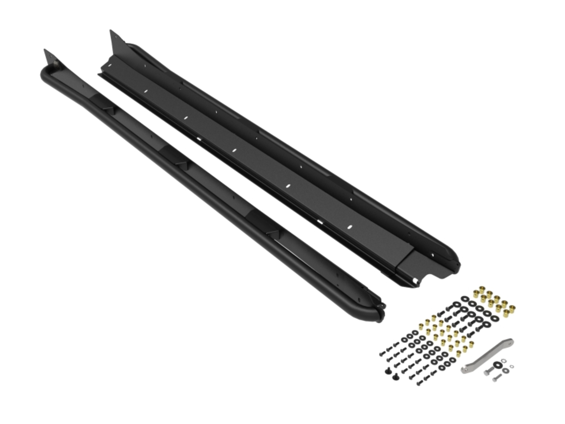 Picture of aFe POWER 18-23 Subaru Crosstrek Terra Guard Off-Road Sliders - Black