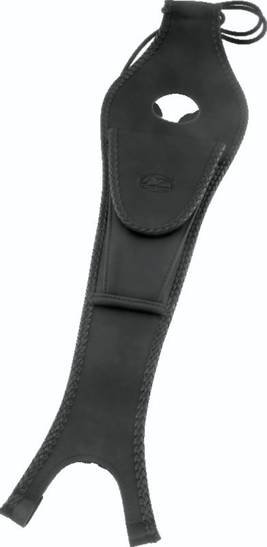 Picture of Mustang 08-21 Harley Wide Tripper FL Touring Pass Seat w/ Dr Backrest, Red Diamond Stitch - Black
