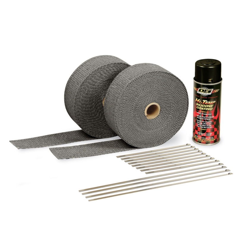 Picture of Automotive Exhaust & Header Glass Fiber Wrap Kit - Black HT