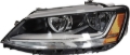 Picture of Hella 2017-2018 Volkswagen Jetta Halogen Headlight Assembly
