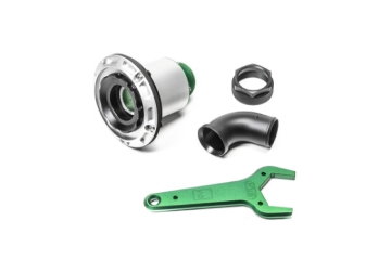 Picture of Radium Engineering Remote Mount Vented Female Dry Break 1.5in Elbow