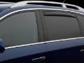Picture of WeatherTech 22-25 Infiniti QX60 Rear Side Window Deflectors - Dark Tint