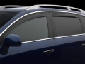 Picture of WeatherTech 22-25 Infiniti QX60 Front&Rear Side Window Deflectors - Dark Tint