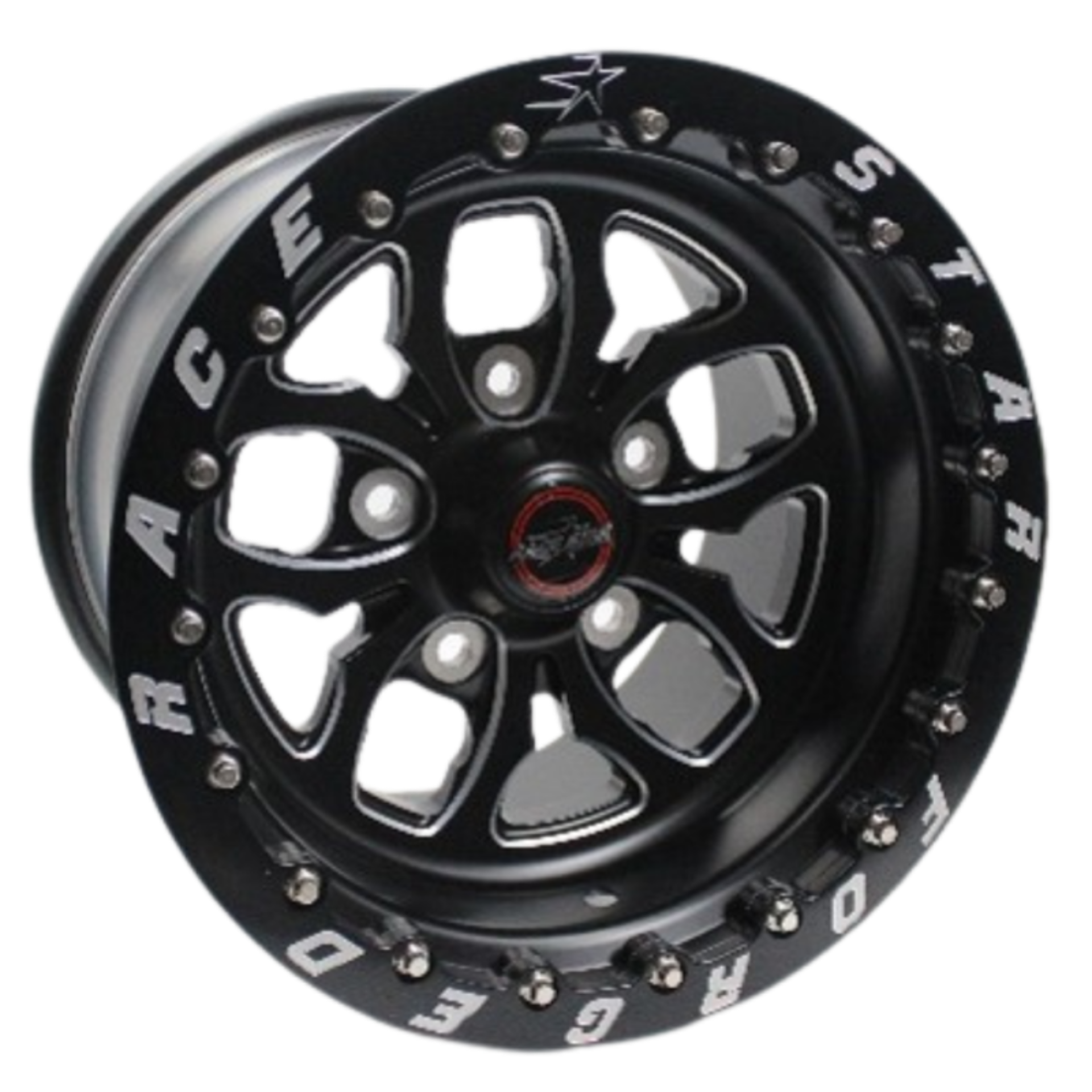 Picture of Race Star 64 Pro Forged Wicked 15x11 Lug Mount Black Anodized/Machined 5x135BC 6.50BS