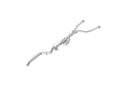Picture of MBRP 22-25 Toyota Tundra 3.4L 3in Cat Back Single Rear Turn Down - Aluminized Steel
