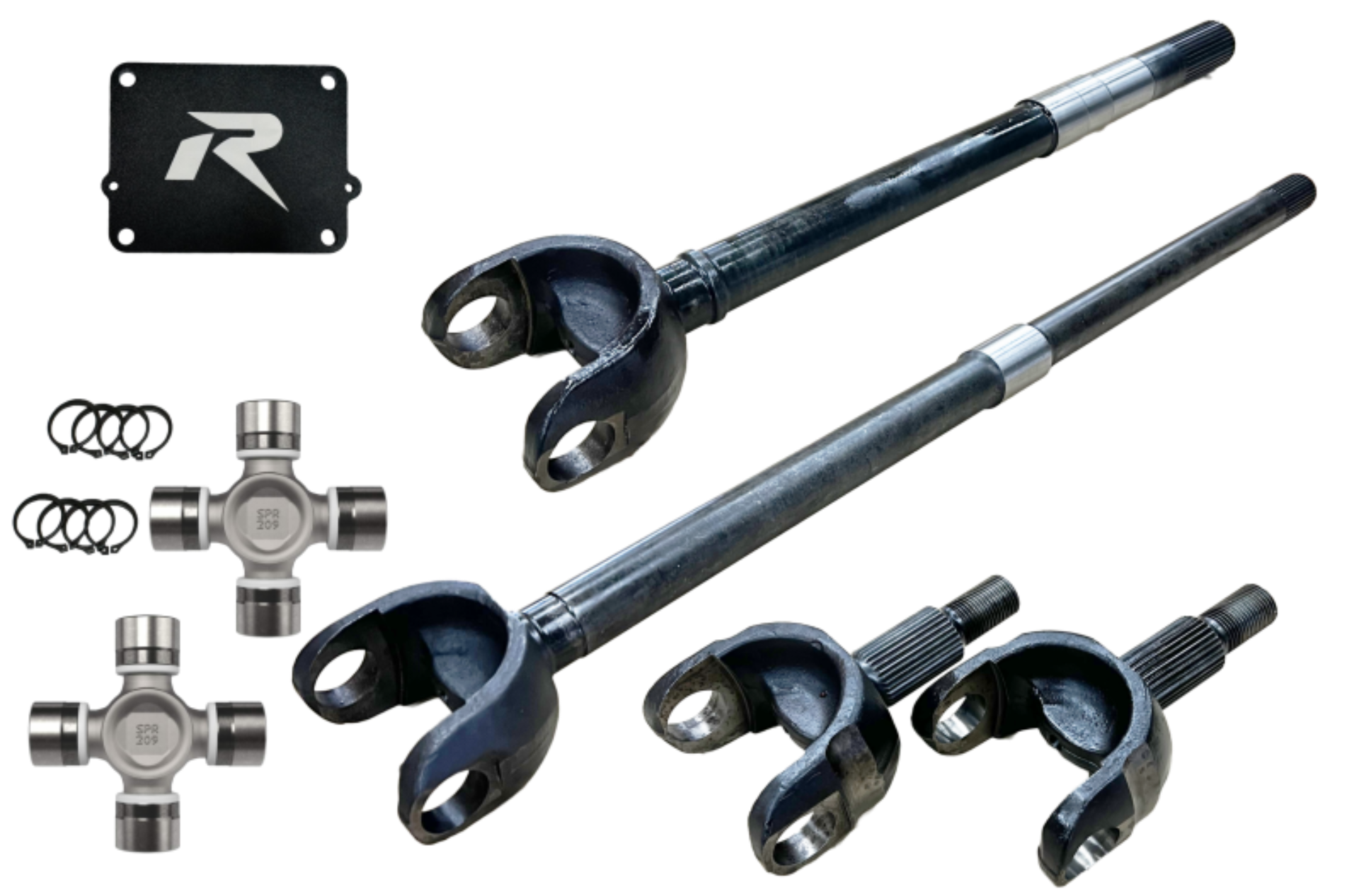 Picture of Revolution Gear & Axle 2018+ Jeep Wrangler JL & JT 1-Piece Chromoly Discovery Series Front Axle Kit
