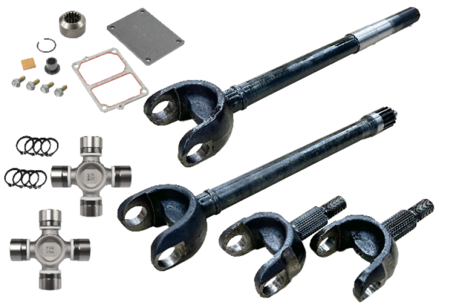 Picture of Revolution Gear & Axle 2018+ Jeep Wrangler JL & JT Chromoly Discovery Series Front Axle Kit w/FAD