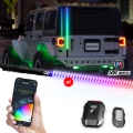 Picture of XK Glow 1x 48 XKmax RGBW Advanced App Control LED Whip Light Kit for 4x4 Offroad UTV ATV