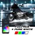 Picture of XK Glow XKmax RGBW 16pc addressable Motorcycle Underglow Light Kit