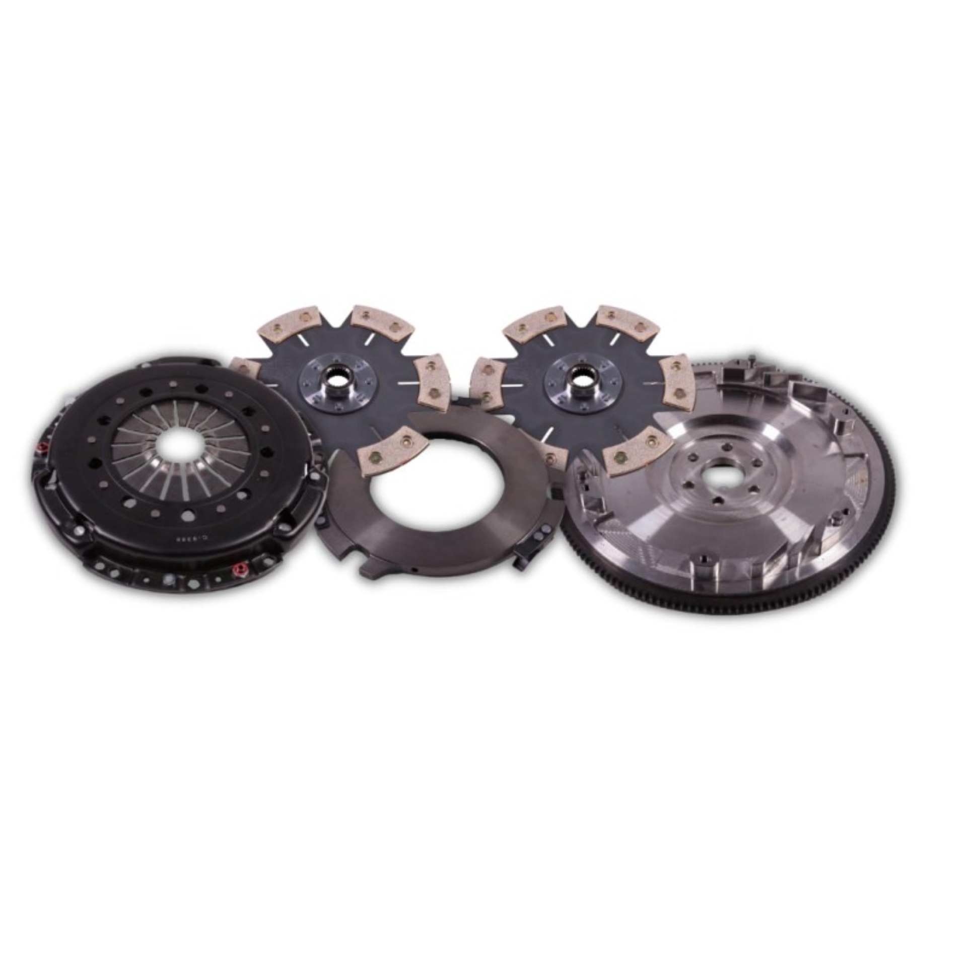 Picture of Comp1 Clutch Vengeance Clutch 96-10 Ford Mustang GT 4.6L V8 Twin Disc Clutch Kit