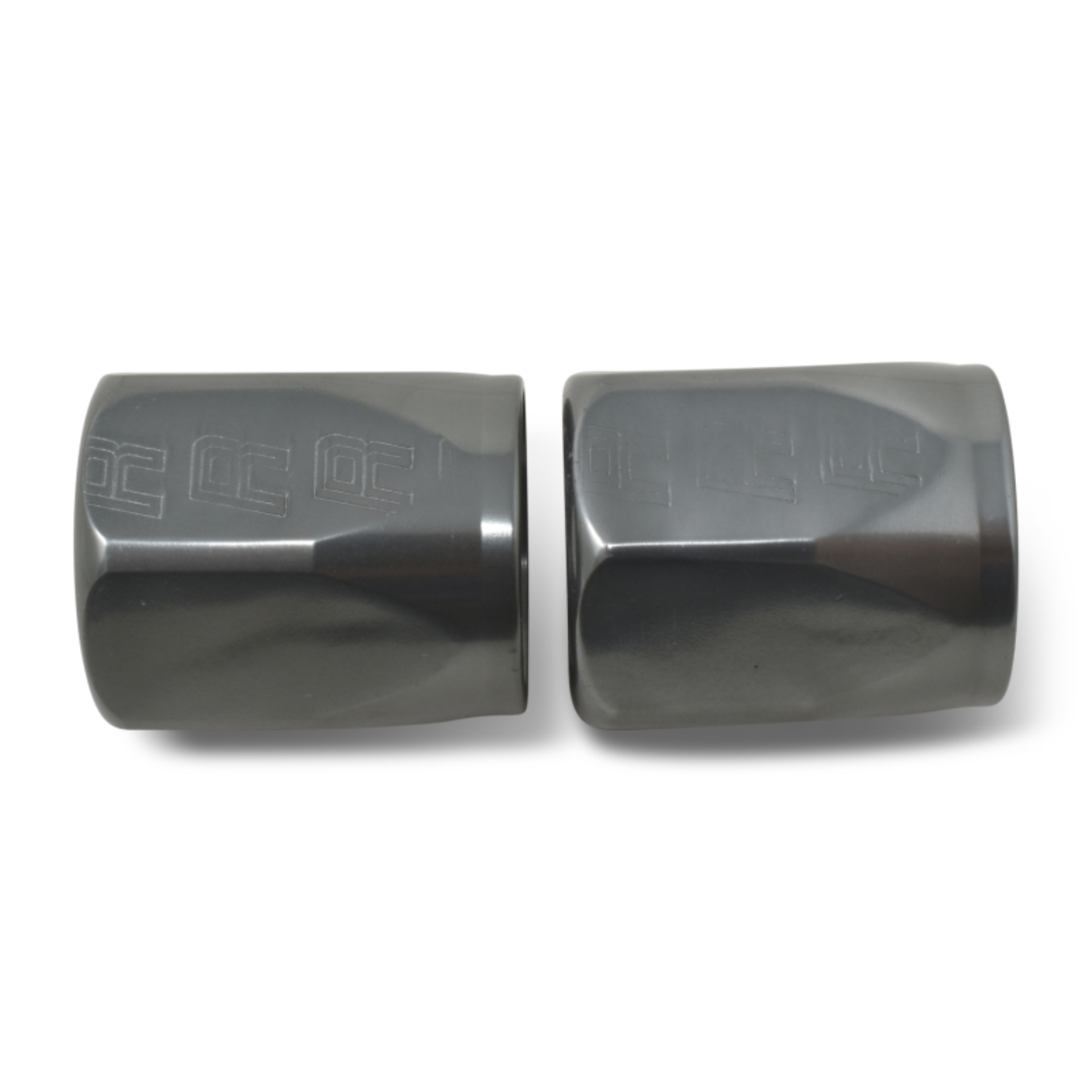 Picture of 8AN Hose End Socket With Natural Anodized Finish - Pair