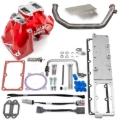 Picture of Banks Power 07.5-12 Ram Cab Chassis 6.7L Diesel Monster-Ram Intake System w/Fuel Line - Red