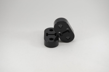 Picture of Kartboy 93-07 Subaru Impreza/WRX/WRX STi Long Exhaust Hanger - 15mm - Black