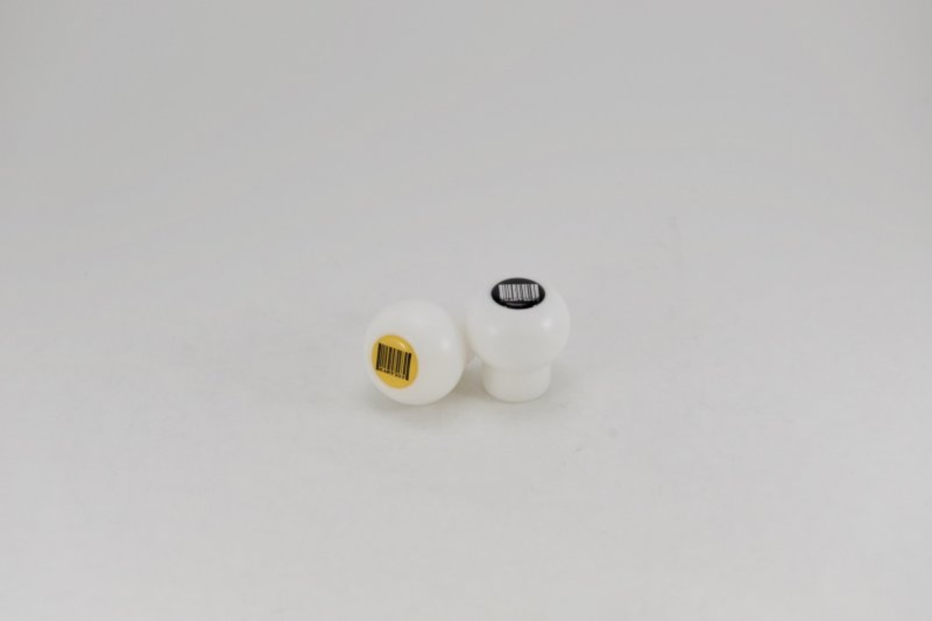 Picture of Kartboy Subaru Knuckleball Shift Knob - 6-Speed - White Delrin