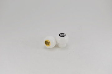 Picture of Kartboy Subaru Knuckleball Shift Knob - 6-Speed - White Delrin