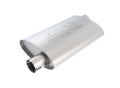 Picture of Borla Universal Pro-XS Oval 2.25in Inlet / Outlet Offset Notched Muffler