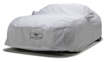 Picture of Covercraft 20-21 Mustang Custom 5-Layer Softback All Climate Car Cover with Mustang 60th Anni logo