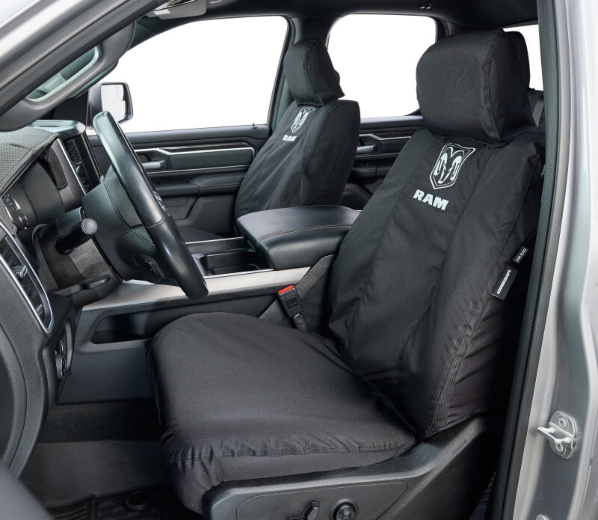 Picture of Covercraft 19-24 Dodge Ram 1500 Crew Classic Logo SeatSaver Second Row Seat Covers