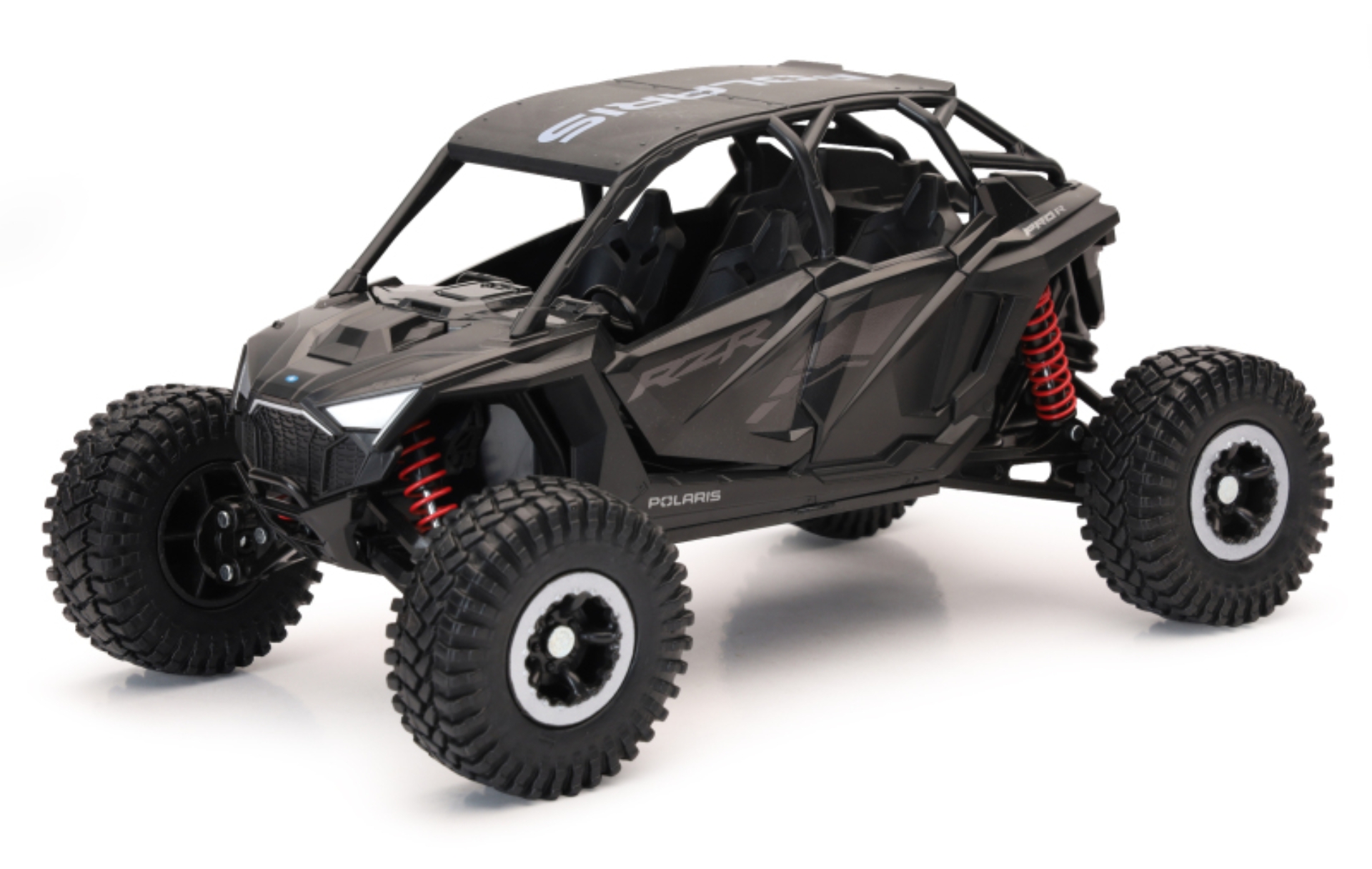 Picture of New Ray Toys Polaris RZR Pro R 4 Rock Crawler Stealth Black Scale - 1:18