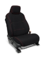Picture of PRP 2024 Toyota Tacoma Front Seat Covers - Black with Red Stitch (Pair)