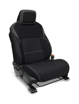 Picture of PRP 2024 Toyota Tacoma Front Seat Covers (Pair) - Black and Gray