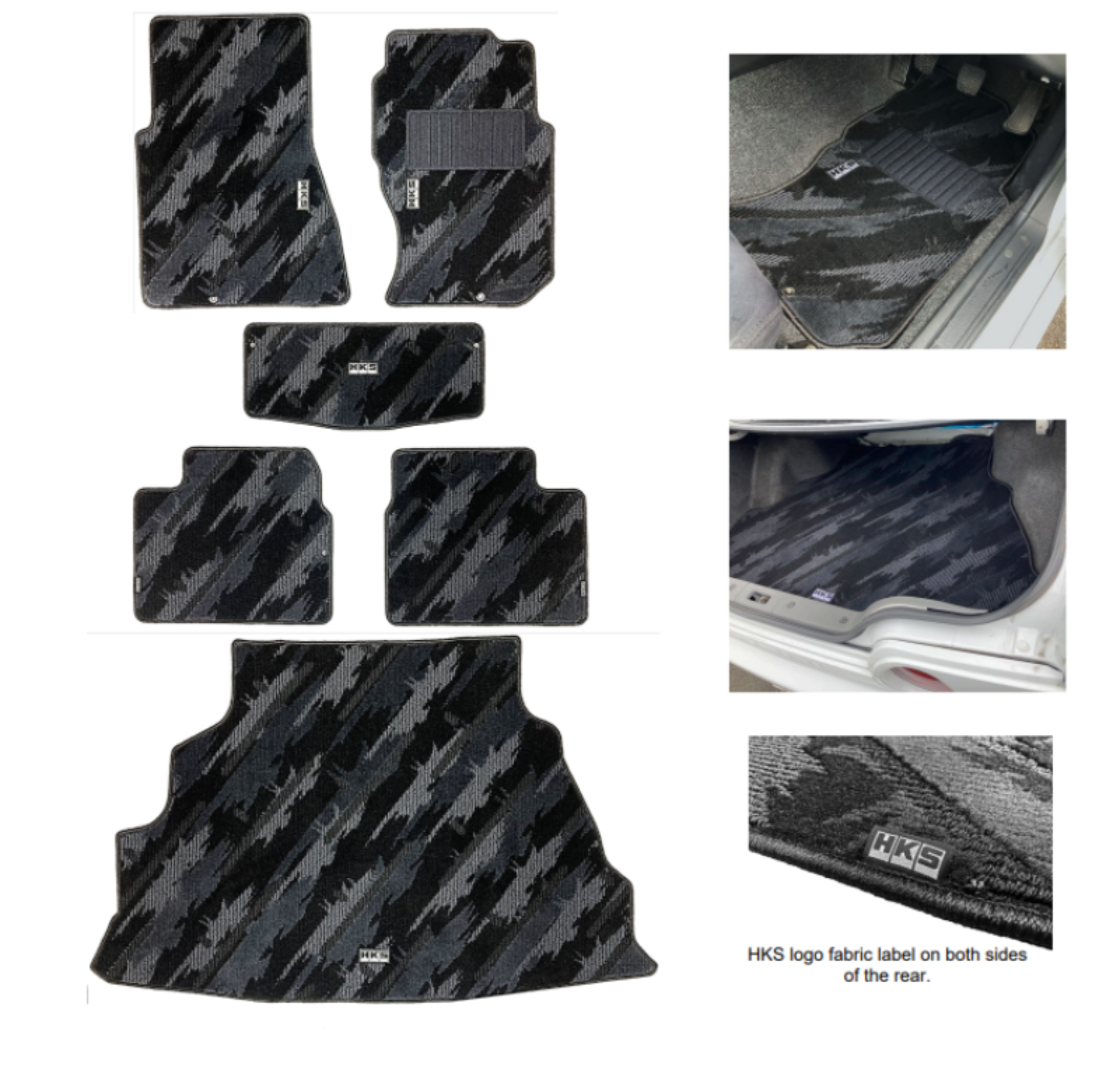 Picture of HKS FLOOR MATS BNR32 FULL SET OCT RHD
