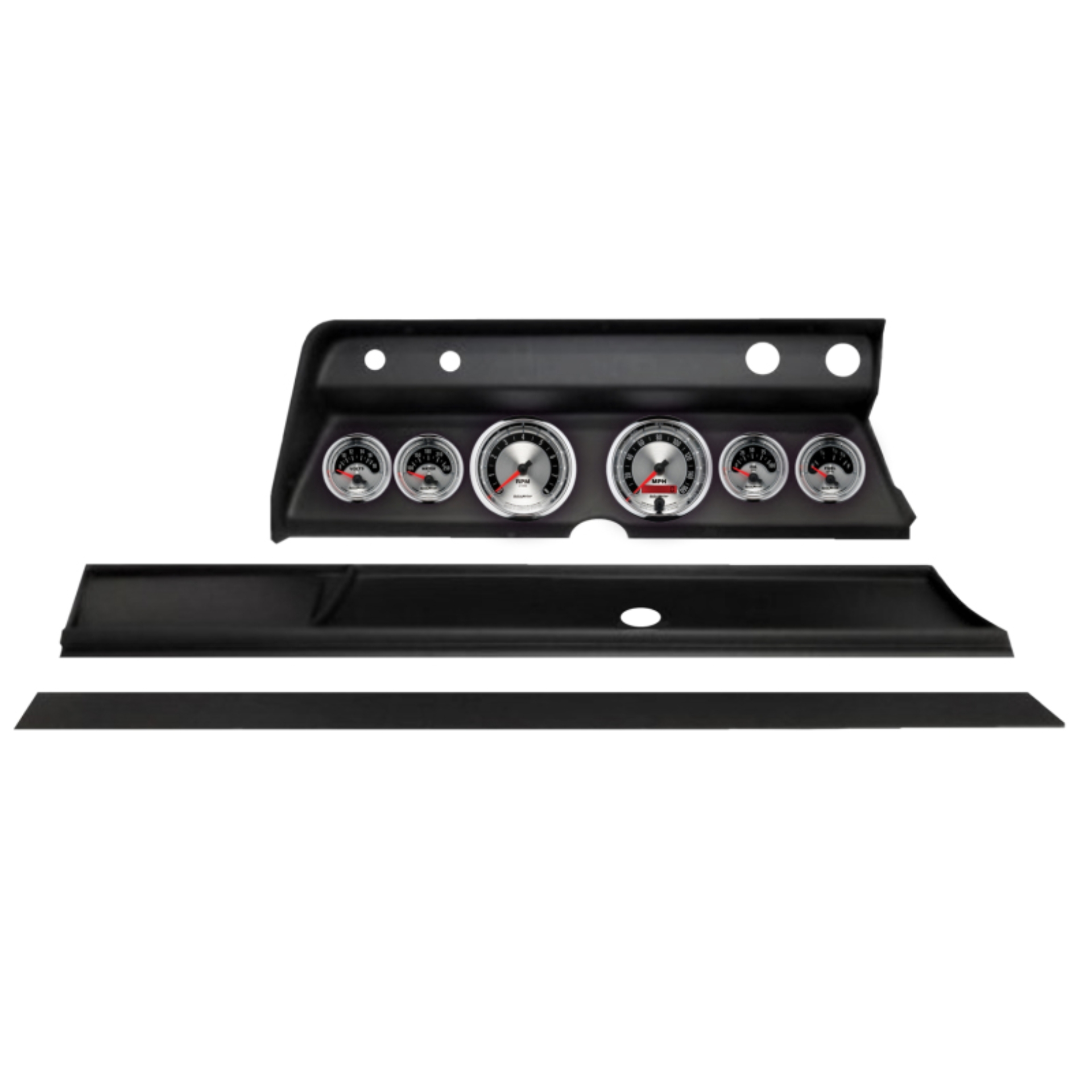 Picture of Autometer American Muscle Direct Fit Dash Kit 1967 Chevy Chevelle (2 x 3-3/8in. / 4 x 2-1/16in.)