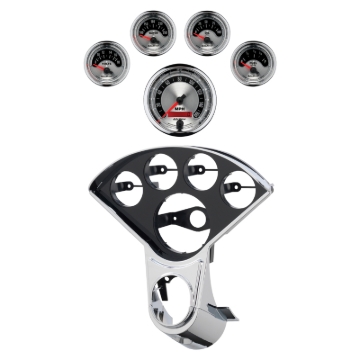 Picture of Autometer American Muscle Direct Fit Dash Kit 55-59 Chevy Truck (1 x 3-3/8in. / 4 x 2-1/16in.)