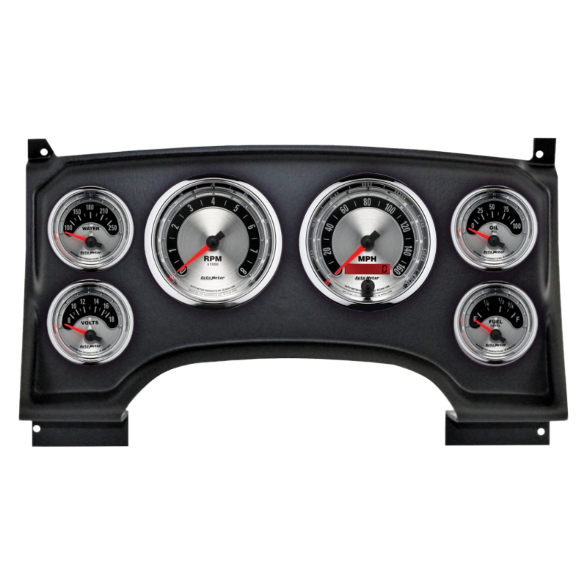 Picture of Autometer American Muscle Direct Fit Dash Kit 94-97 Chevy S10 Truck (2 x 3-3/8in. / 4 x 2-1/16in.)