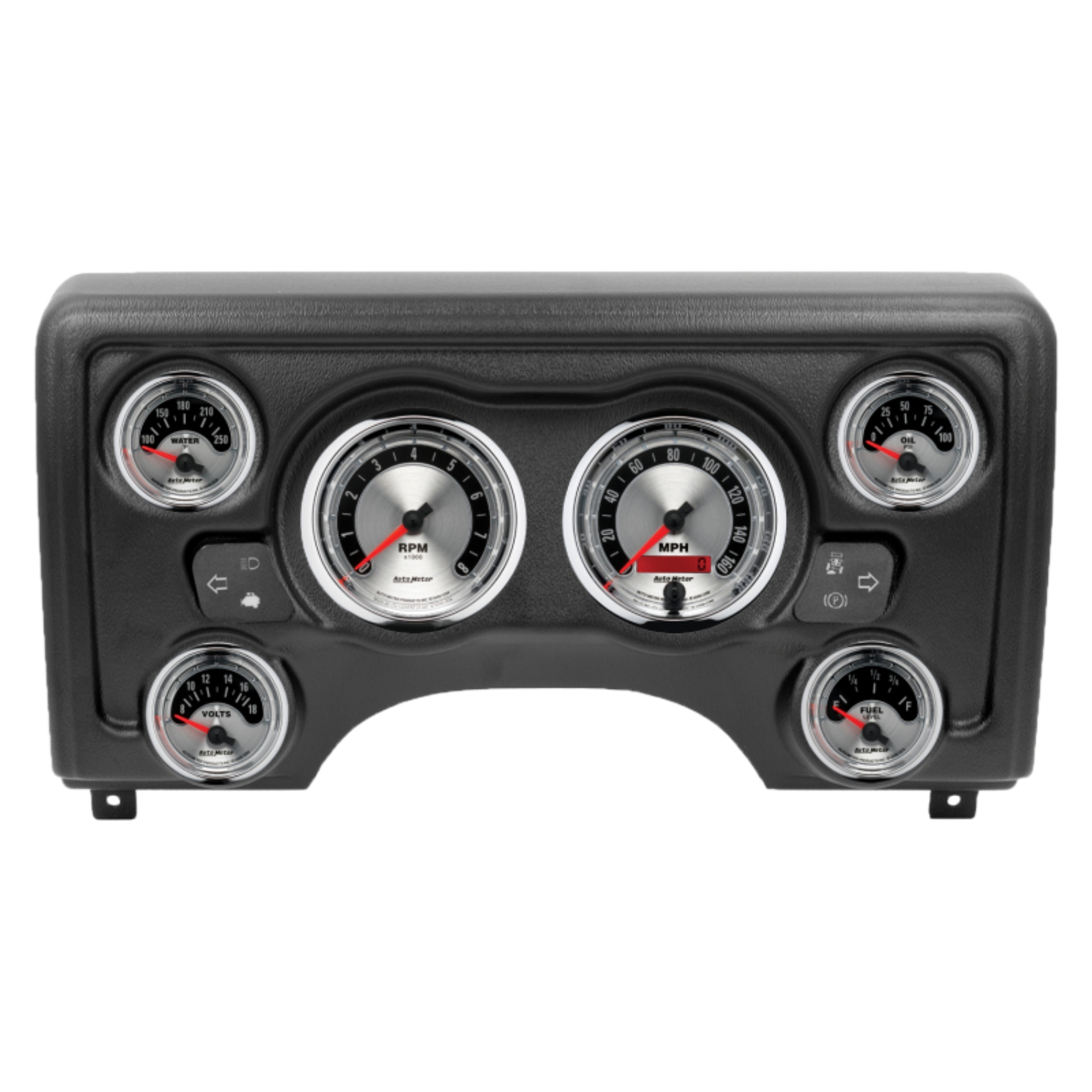 Picture of Autometer American Muscle Direct Fit Dash Kit 97-06 Jeep TJ (2 x 3-3/8in. / 4 x 2-1/16in.)