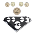 Picture of Autometer Antique Beige Direct Fit Dash Kit 55-56 Chevrolet (1 x 3-3/8in. / 4 x 2-1/16in.)