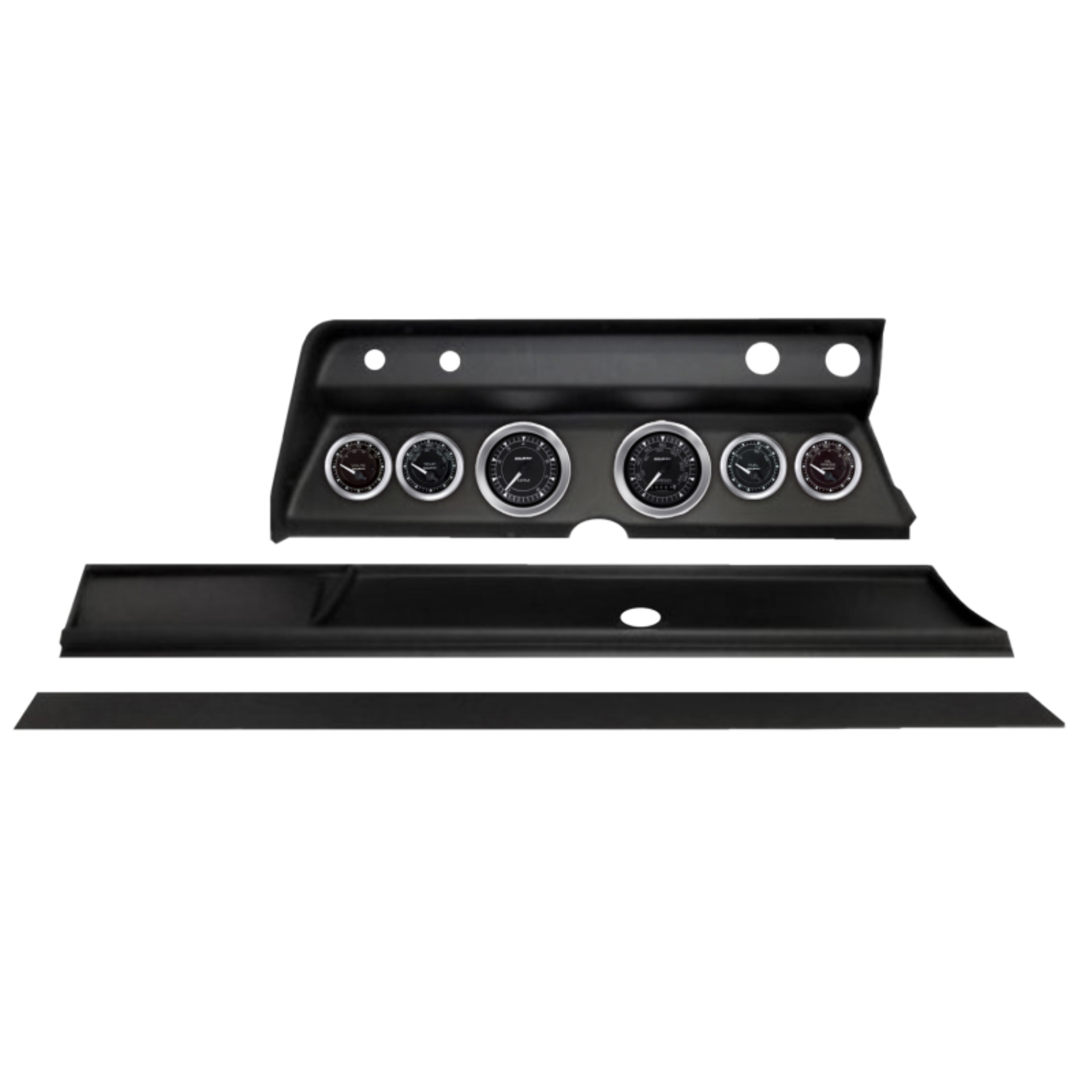 Picture of Autometer Chrono Direct Fit Dash Kit 1967 Chevy Chevelle (2 x 3-3/8in. / 4 x 2-1/16in.)