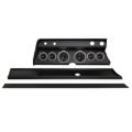 Picture of Autometer Chrono Chrome Direct Fit Dash Kit 1967 Chevy Chevelle (2 x 3-3/8in. / 4 x 2-1/16in.)