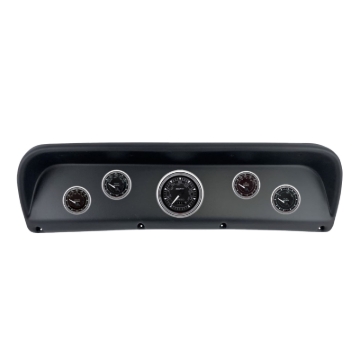 Picture of Autometer Chrono Chrome Direct Fit Dash Kit 67-72 Ford F100 (1 x 3-3/8in. / 4 x 2-1/16in.)