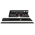 Picture of Autometer Designer Black Direct Fit Dash Kit 1966 Chevy Chevelle (2 x 3-3/8in. / 4 x 2-1/16in.)
