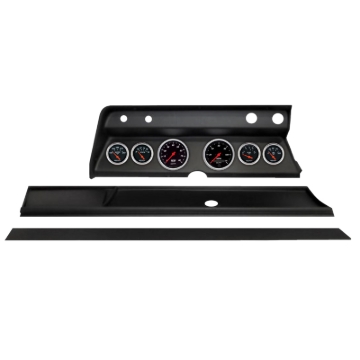 Picture of Autometer Designer Black Direct Fit Dash Kit 1966 Chevy Chevelle (2 x 3-3/8in. / 4 x 2-1/16in.)