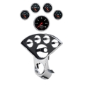 Picture of Autometer Designer Black Direct Fit Dash Kit 55-59 Chevy Truck (1 x 3-3/8in. / 4 x 2-1/16in.)