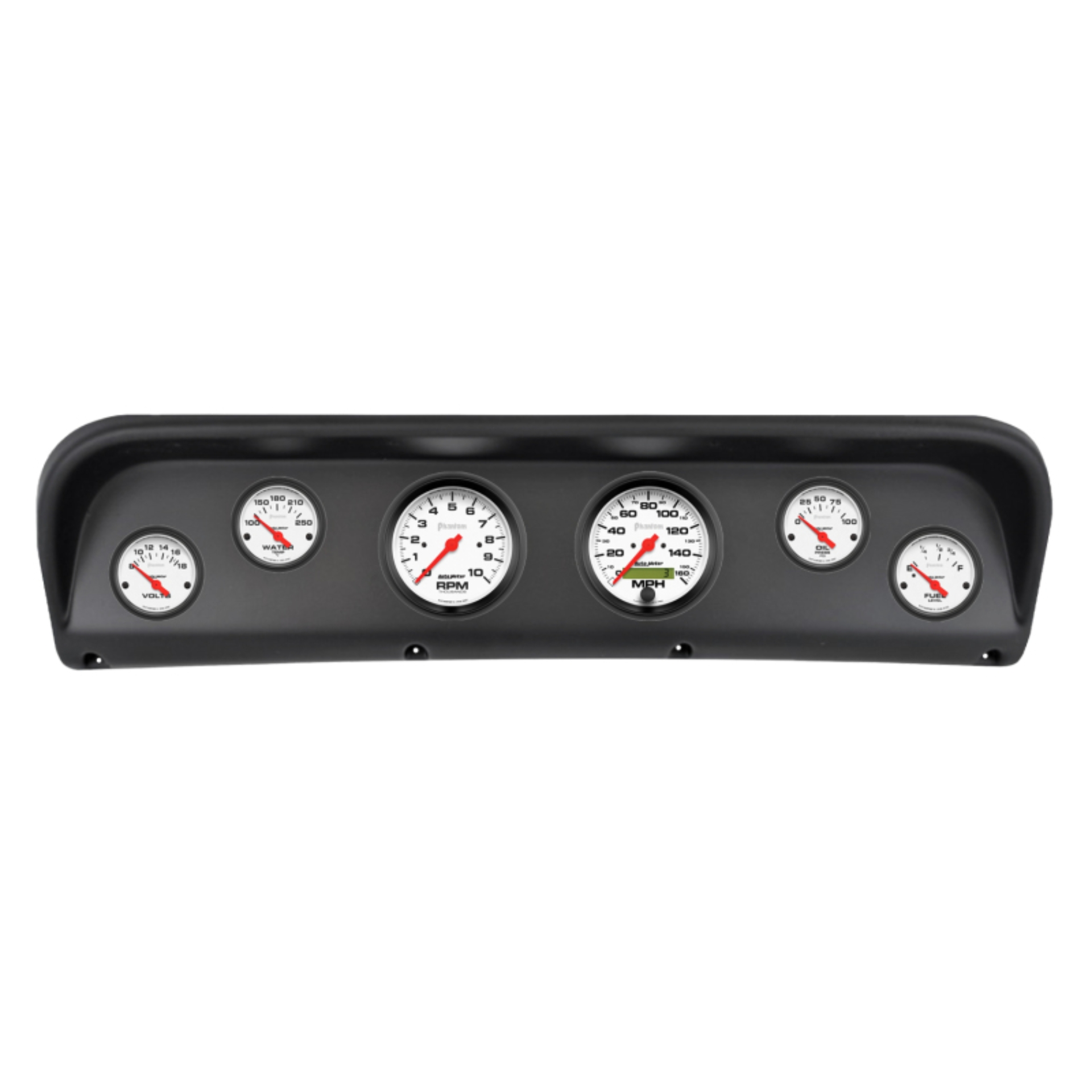 Picture of Autometer Phantom Direct Fit Dash Kit 67-72 Ford F100 (2 x 3-3/8in. / 4 x 2-1/16in.)