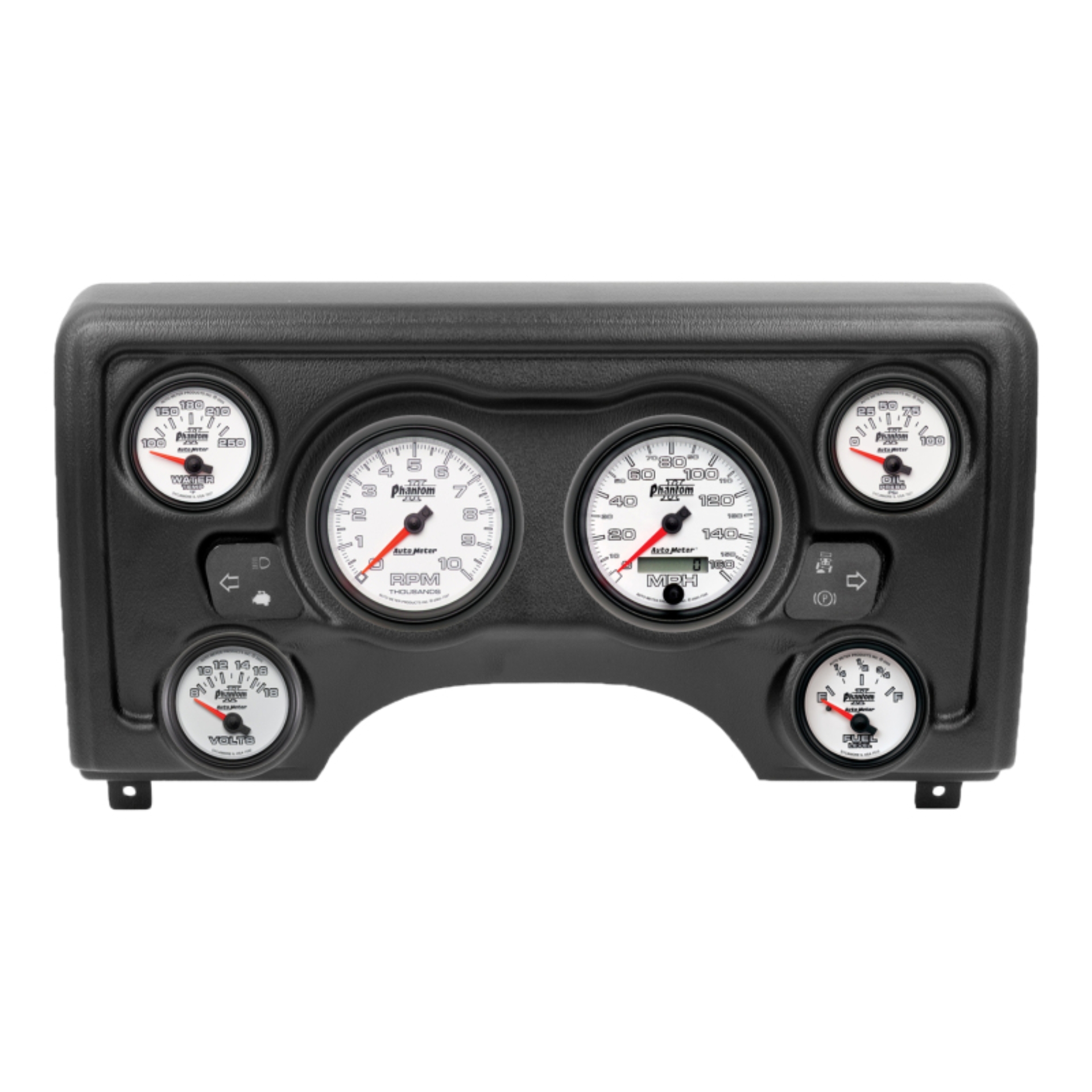 Picture of Autometer Phantom II Direct Fit Dash Kit 97-06 Jeep TJ (2 x 3-3/8in. / 4 x 2-1/16in.)